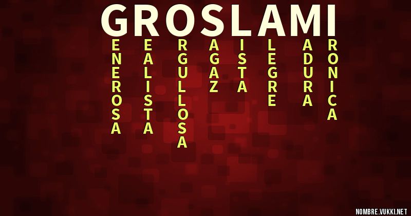 Acróstico groslami