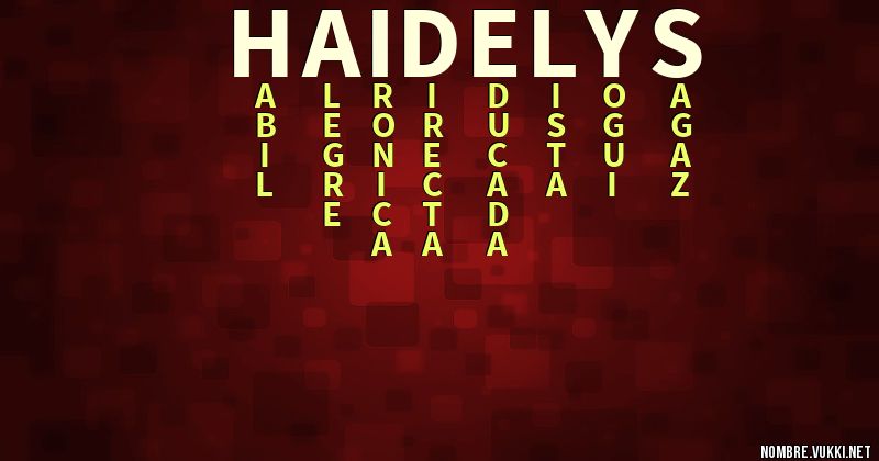 Acróstico haidelys