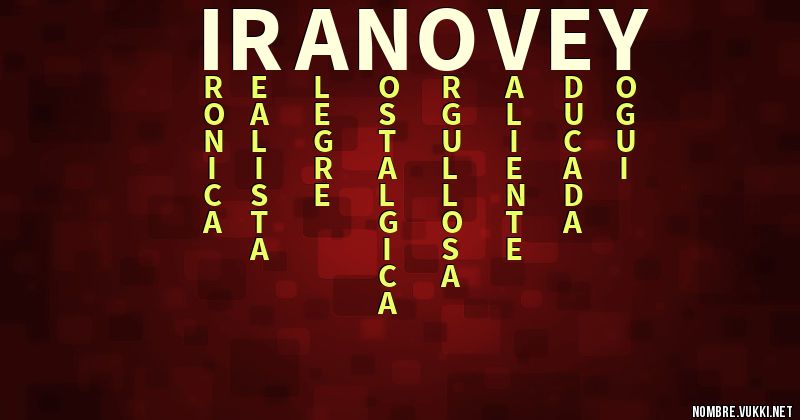 Acróstico iranovey