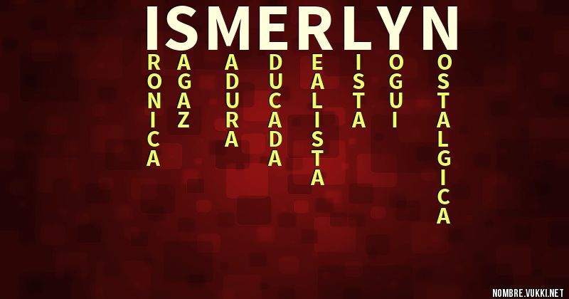Acróstico ismerlyn