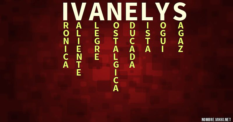 Acróstico ivanelys