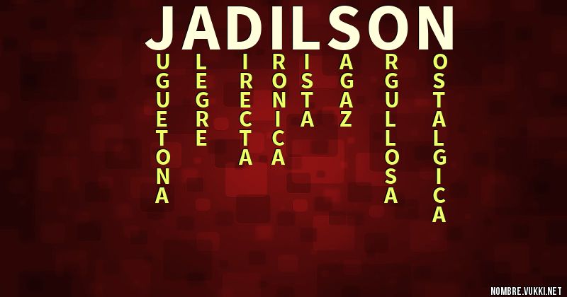 Acróstico jadilson