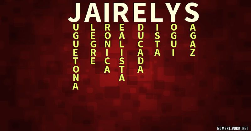 Acróstico jairelys