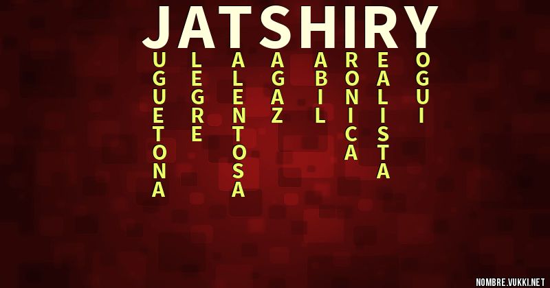 Acróstico jatshiry