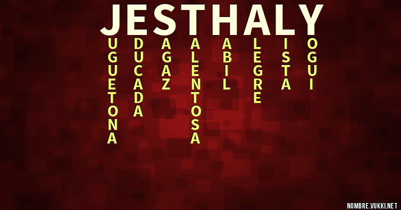 Acróstico jesthaly