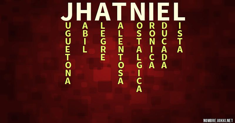 Acróstico jhatniel