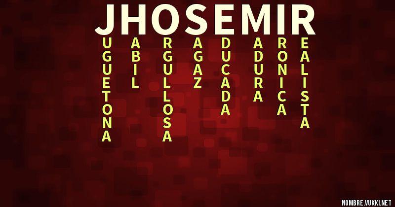 Acróstico jhosemir