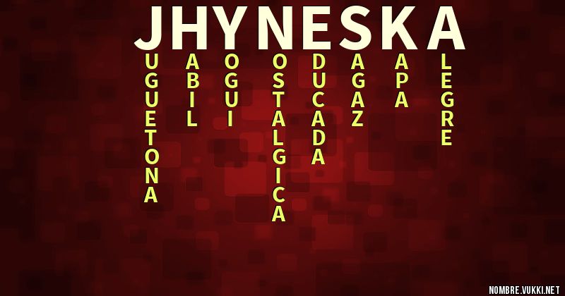 Acróstico jhyneska