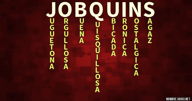 Acróstico jobquins