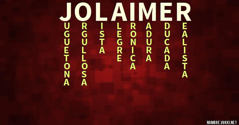 Acróstico jolaimer