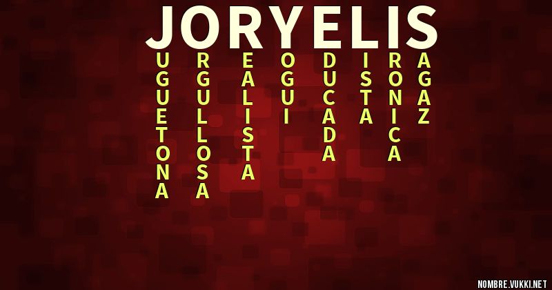 Acróstico joryelis
