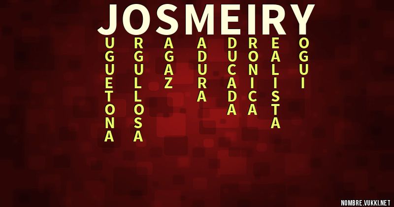 Acróstico jos meiry