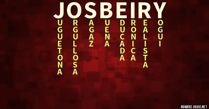 Acróstico josbeiry