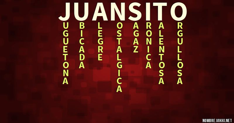 Acróstico juansito