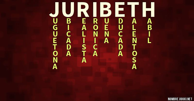 Acróstico juribeth