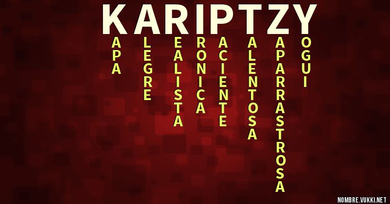 Acróstico kariptzy
