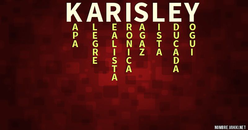 Acróstico karisley