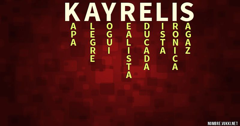 Acróstico kayrelis