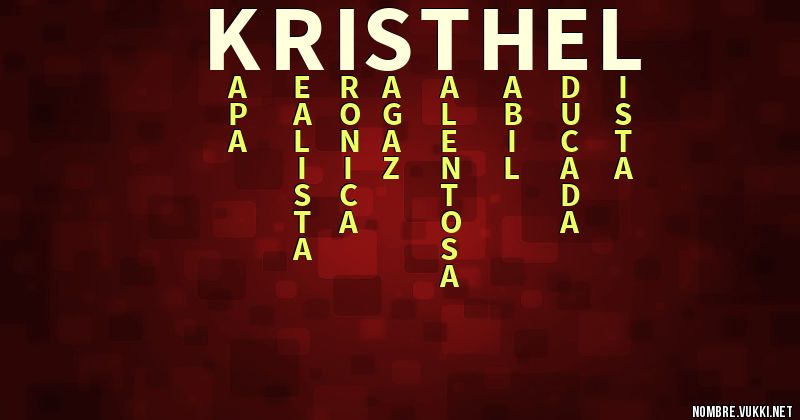 Acróstico kristhel