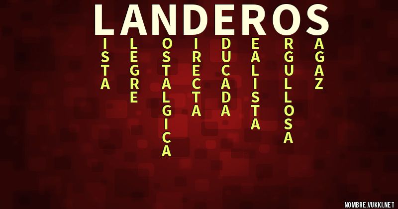 Acróstico landeros