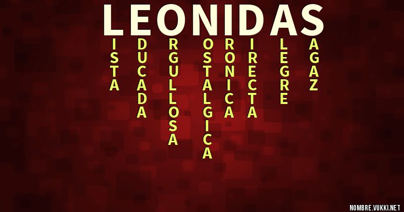 Acróstico leonidas