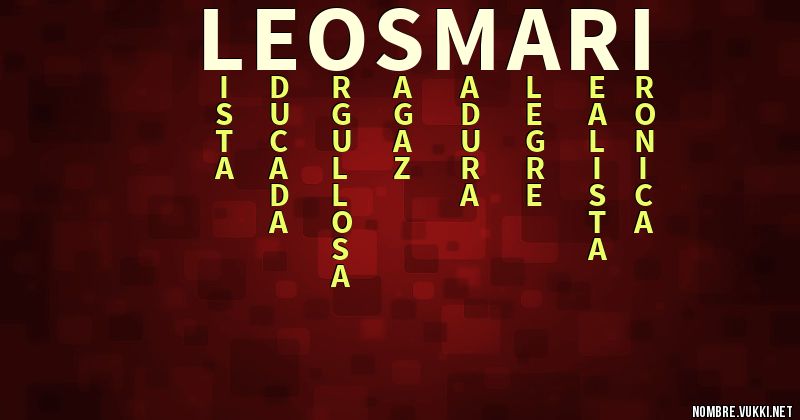 Acróstico leosmari