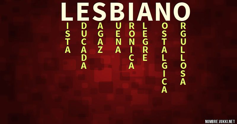 Acróstico lesbiano