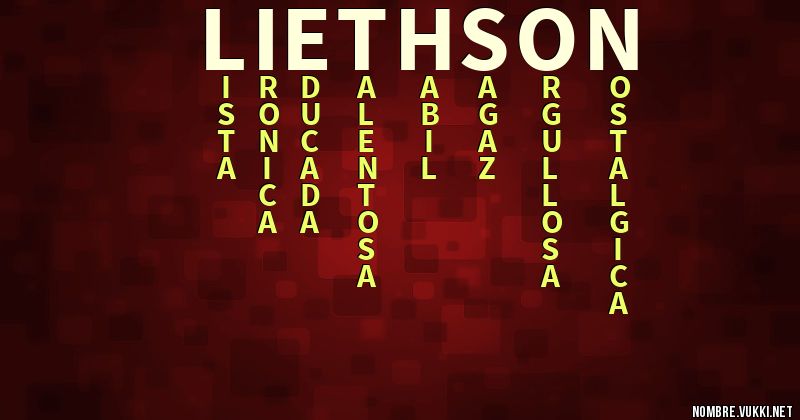 Acróstico liethson