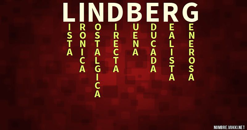 Acróstico lindberg