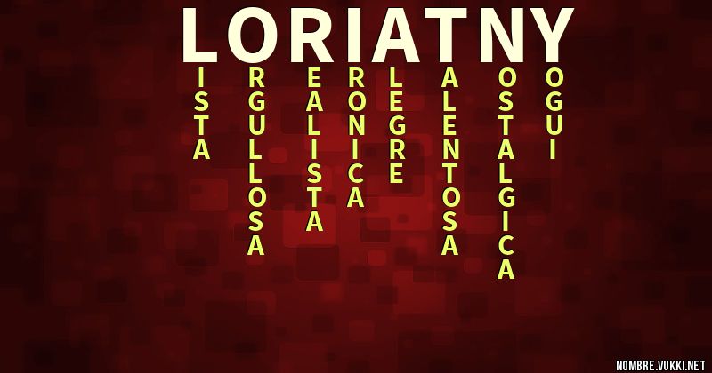 Acróstico loriatny