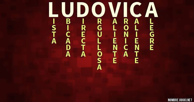 Acróstico ludovica