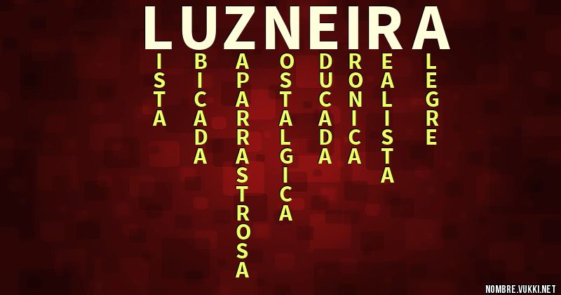 Acróstico luz neira