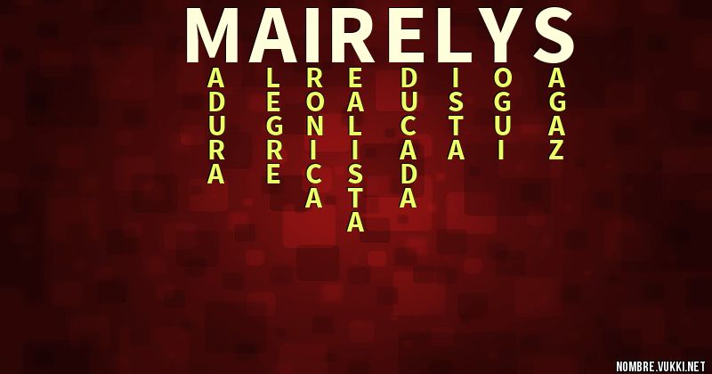 Acróstico mairelys