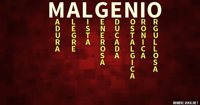 Acróstico mal genio