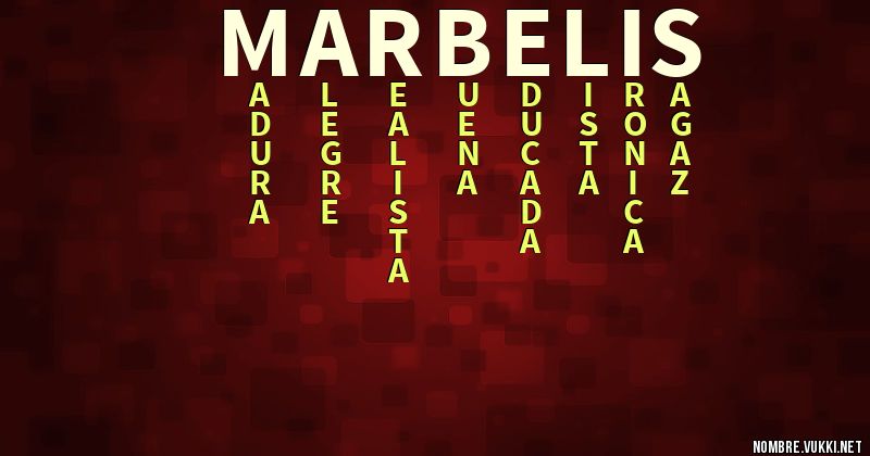 Acróstico marbelis