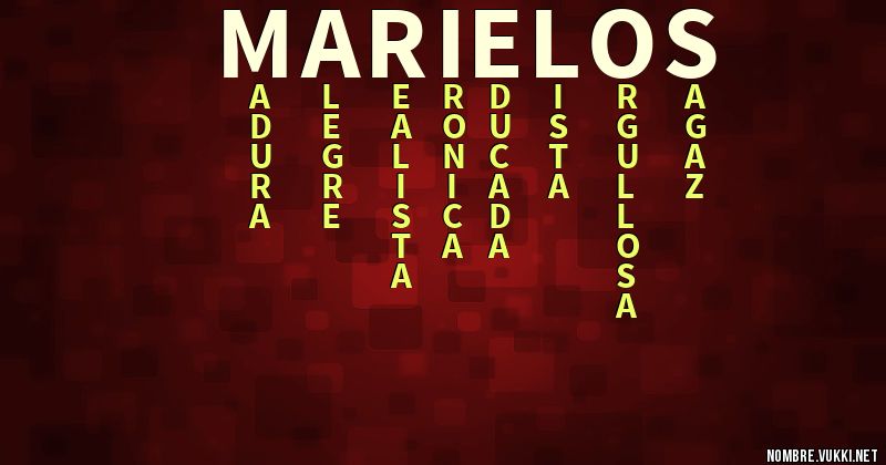 Acróstico marielos