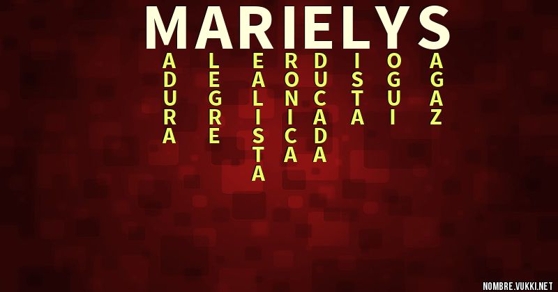 Acróstico marielys