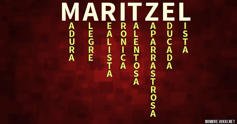 Acróstico maritzel