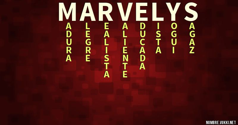 Acróstico marvelys