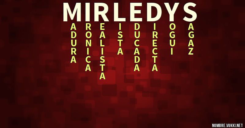 Acróstico mirledys