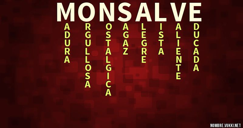 Acróstico monsalve