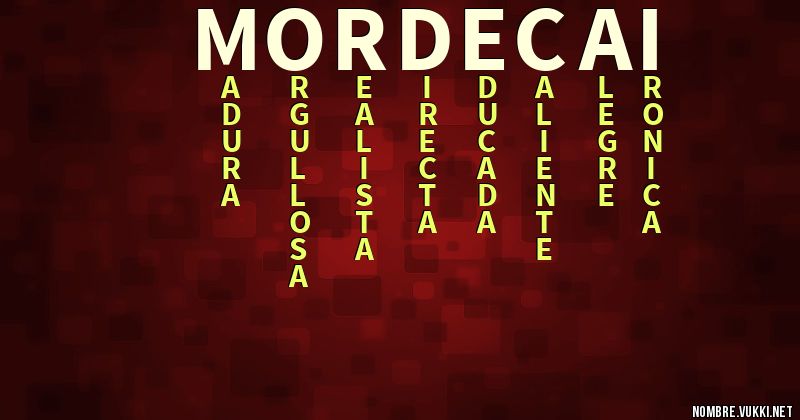 Acróstico mordecai