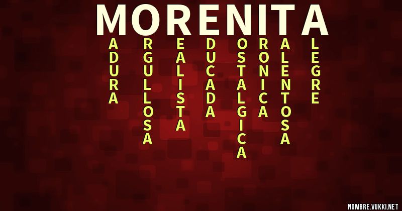 Acróstico morenita