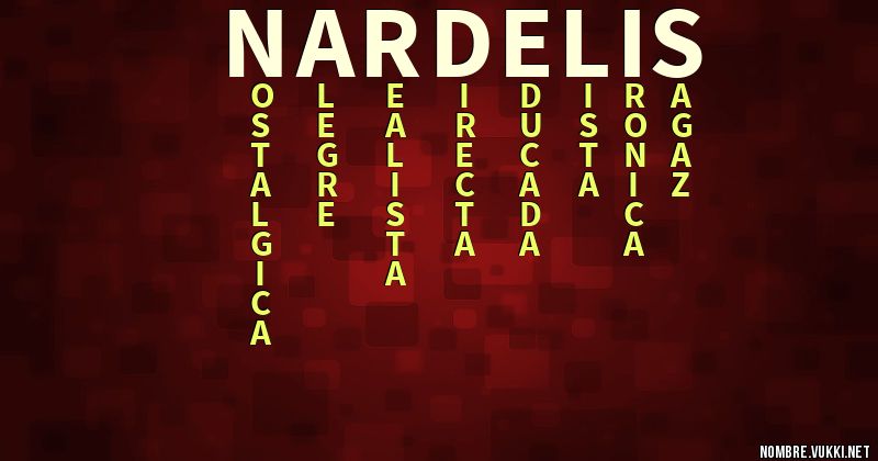 Acróstico nardelis