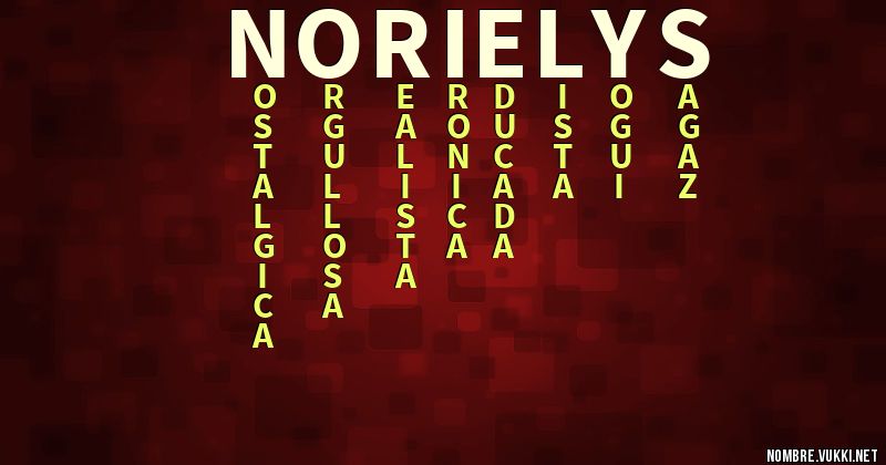 Acróstico norielys