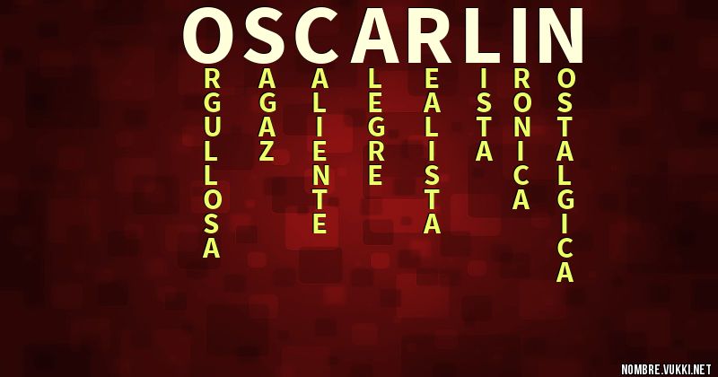 Acróstico oscarlin