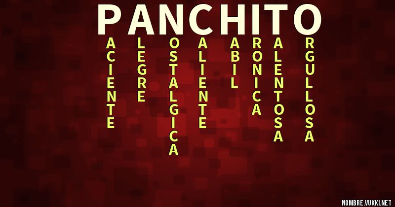 Acróstico panchito