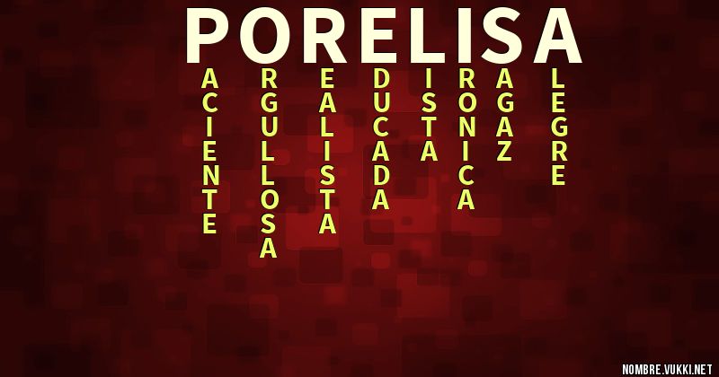 Acróstico porelisa