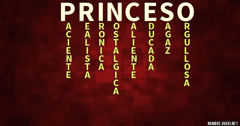 Acróstico princeso