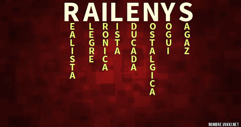 Acróstico railenys